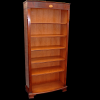 Antique Reproduction Bow Front Open Bookcase Thumbnail Antique Reproduction Bow Front Open Bookcase Thumbnail