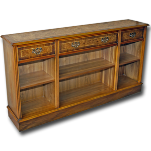 3 Drawer Open Bookcase
