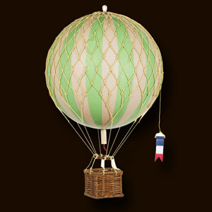 Hot Air Balloon - Medium Green
