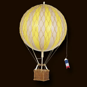 Hot Air Balloon - Medium Yellow