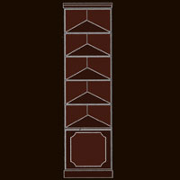 Combination Bookcase Component (CU15)