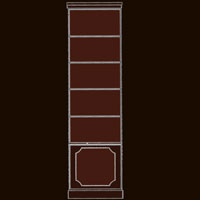 Combination Bookcase Component (CU7)