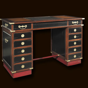 Travel Desk 'Madras' Black