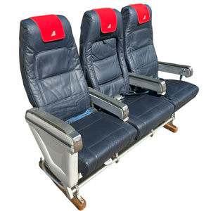 SOLD-Aeroplane BAE Triple Airline Seats