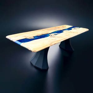 Burr Chestnut Ocean Dining Table