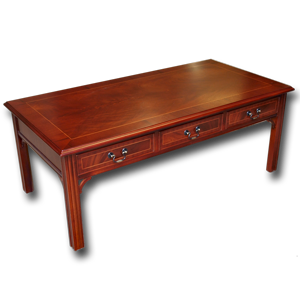 Reproduction Six Drawer Chippendale Coffee Table
