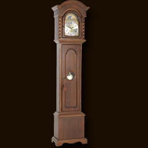 Corinthian Walnut Grandfather Clock