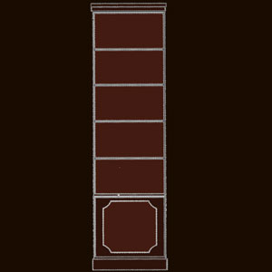 Combination Bookcase Component