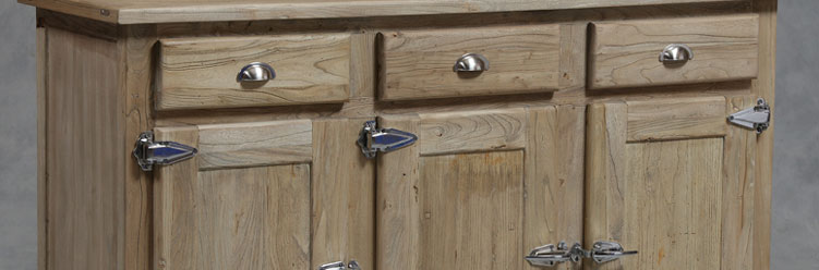 Reclaimed Solid Elm Wood Furniture