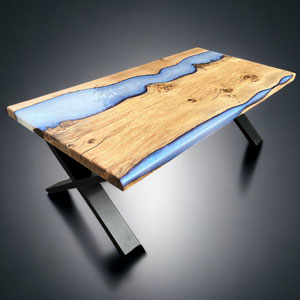 Oak & Ghost Blue River Coffee Table