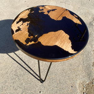 Globe Coffee Table Black