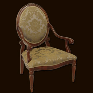 Louis Oval Armchair