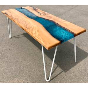 Olive Wood Resin River Coffee Table (SOLD)