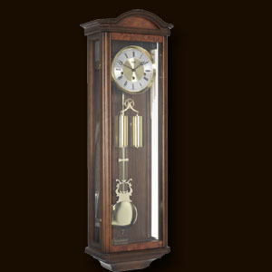 Portland Walnut Wall Clock