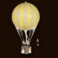 Hot Air Balloon - Large Yellow