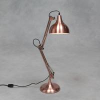 Vintage Copper Traditional Large Desk Lamp