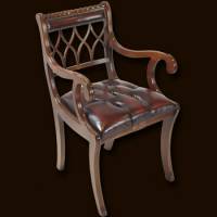 Reproduction Hourglass Desk Chair