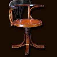 Purser's Chair, Black & Honey