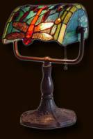 Dragonfly Tiffany Bankers Lamp