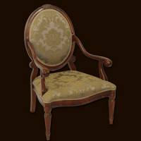 Louis Oval Armchair