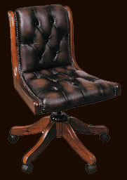 Regency Full Saddle Swivel Chair