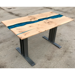 Pippy Oak & Reef Blue River Dining Table 4 Seater (SOLD)