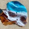 Teak & Resin Ocean Art Side Table 15 Thumbnail