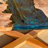 Burr Elm & Galactic Blue River Coffee Table Thumbnail