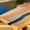 Burr Elm & Galactic Blue River Coffee Table Thumbnail