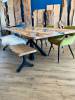 Oak & Silver Pearl River Dining Table Thumbnail