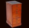 3 Drawer Reproduction Regency Filing Cabinet Thumbnail