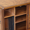 Large Corner TV Stand with Split-Folding Doors Thumbnail Large Corner TV Stand with Split-Folding Doors Thumbnail