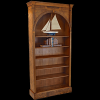 Antique Reproduction Arched Open Bookcase Thumbnail