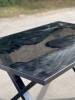 Jet Black Elm River Dining Table Thumbnail