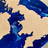 UK Map Side Table Oak 1 Thumbnail