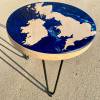 UK Map Side Table Oak 1 Thumbnail