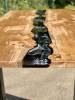 Character Oak River Dining Table Black & Grey Waves Thumbnail