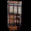 Bespoke Feathered Ebony Art Deco Display Cabinet Thumbnail