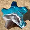 Teak & Resin Ocean Art Side Table 1 Thumbnail