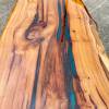 Yew Dining Bench With Resin Detail Thumbnail