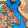 Burr Elm Islands River Table & Benches Thumbnail