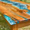 Burr Elm Ocean River Dining Table Thumbnail