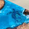 Burr Elm & Ocean Art River Dining Table & Bench Thumbnail