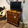 Burr Walnut Pop Up TV Cabinet Thumbnail