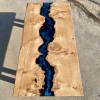 Burred Oak & Galactic Blue River Coffee Table Thumbnail