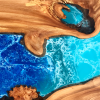 Elm Coastal Resin River Coffee Table 1 Thumbnail