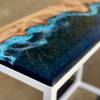 River Console Table Elm & Deep Sea Thumbnail