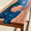 Elm & Glactic Blue River Console Table Thumbnail