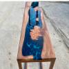 Elm & Glactic Blue River Console Table Thumbnail