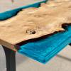 Single Slab Oak River Desk Thumbnail